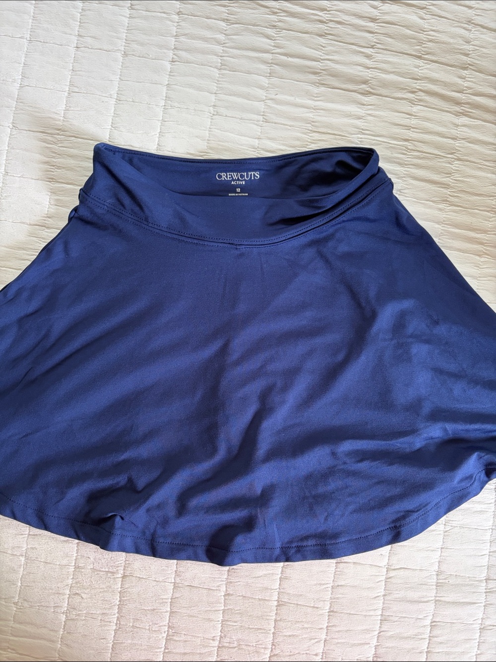 NWT Crewcuts Navy Blue Athletic Skort girls sz 12